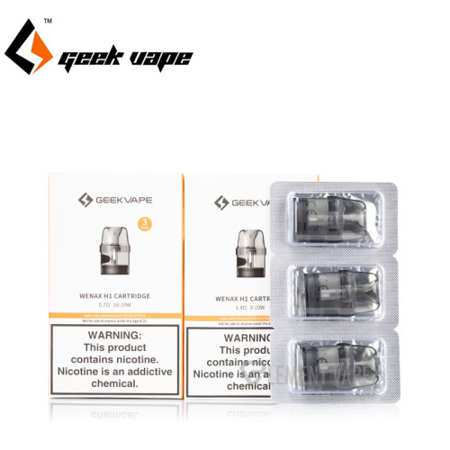 Geek vape Wenax H1 Replacement Pods 3ct/pk